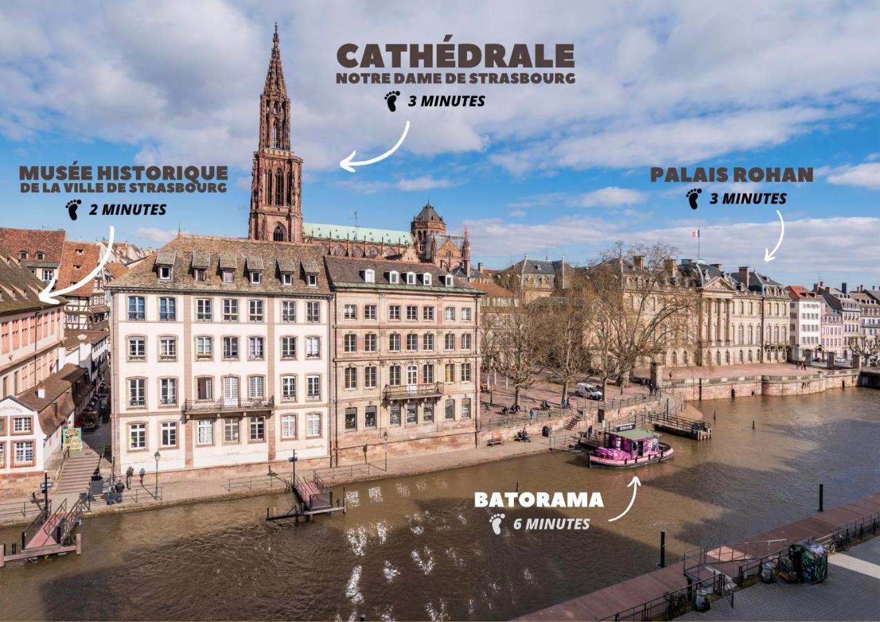 Le Batelier - Hyper-Centre, Vue Unique Cathedrale Lägenhet Strasbourg Exteriör bild